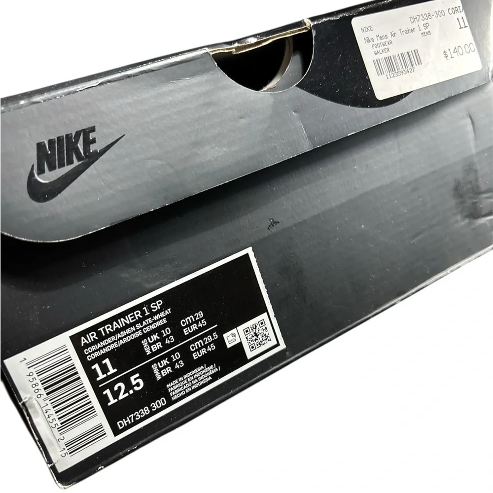Nike air trainers 1 SP “coriander” sneakers Men sz 11New with Box